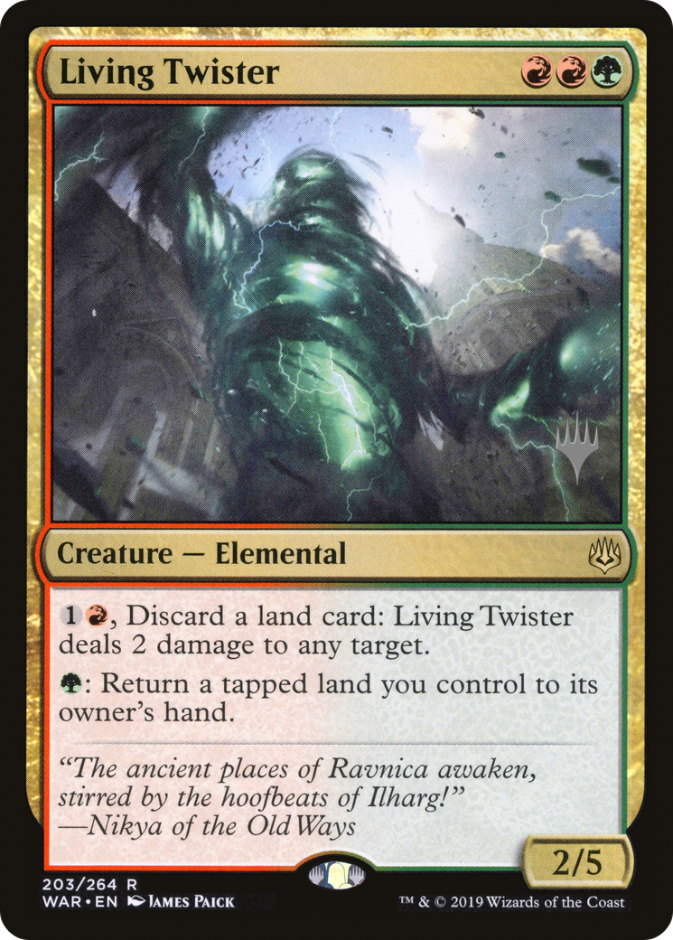 Living Twister (PPELD-203P) - War of the Spark Promos Foil