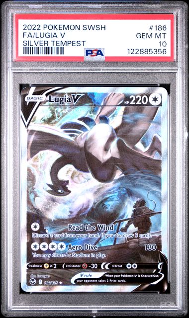 Lugia V Alt Art #186 PSA 10