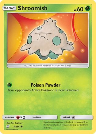 Shroomish 005/236 - SM Unified Minds Reverse Holofoil