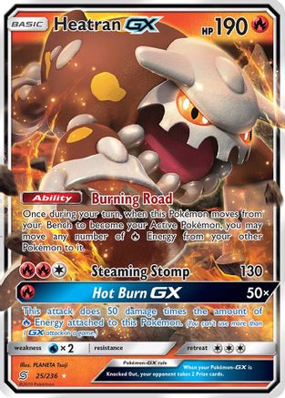 Heatran GX 025/236 - SM Unified Minds Holofoil