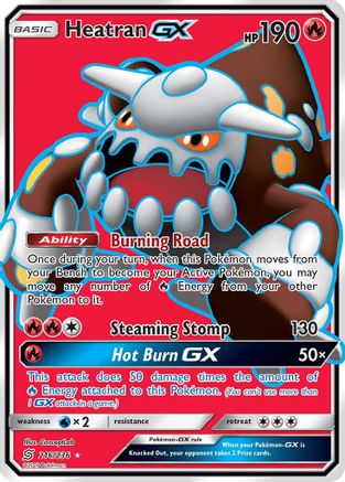 Heatran GX (Full Art) 216/236 - SM Unified Minds Holofoil