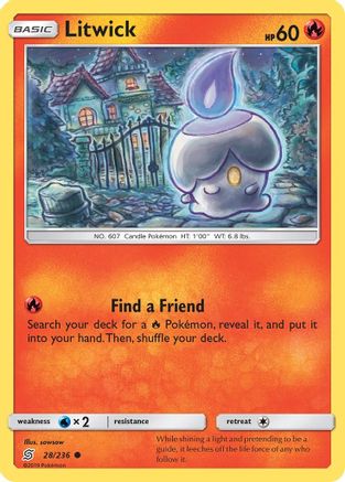 Litwick 028/236 - SM Unified Minds