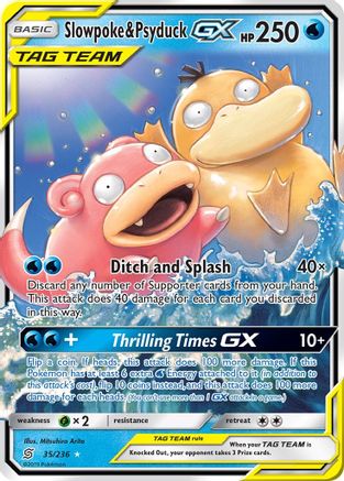 Slowpoke & Psyduck GX 035/236 - SM Unified Minds Holofoil