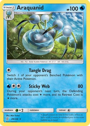 Araquanid 049/236 - SM Unified Minds Reverse Holofoil