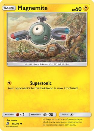 Magnemite 058/236 - SM Unified Minds Reverse Holofoil