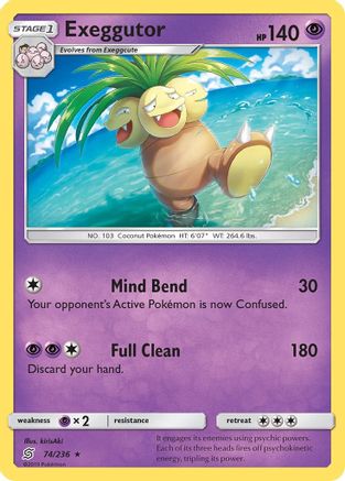 Exeggutor 074/236 - SM Unified Minds Reverse Holofoil