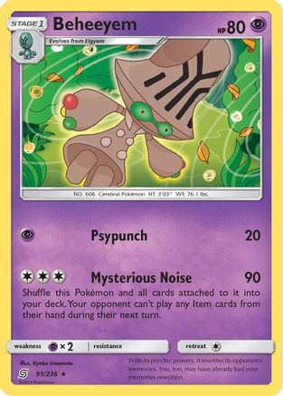 Beheeyem 091/236 - SM Unified Minds