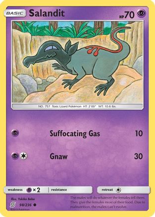 Salandit 098/236 - SM Unified Minds Reverse Holofoil