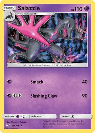 Salazzle 099/236 - SM Unified Minds Reverse Holofoil