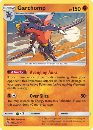 Garchomp 114/236 - SM Unified Minds Holofoil