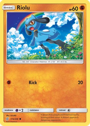 Riolu 115/236 - SM Unified Minds
