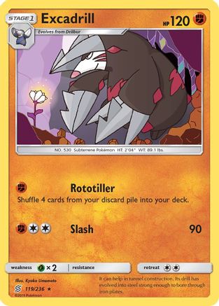 Excadrill 119/236 - SM Unified Minds