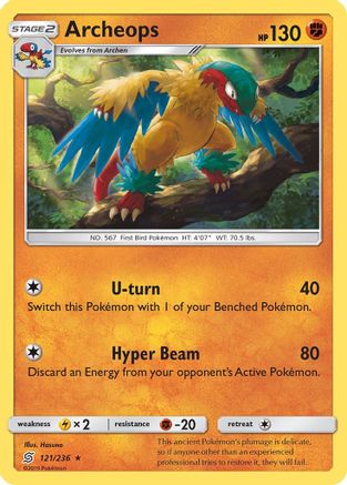 Archeops 121/236 - SM Unified Minds Reverse Holofoil