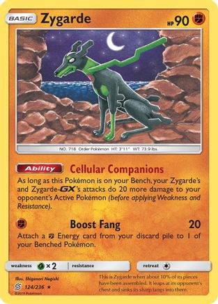 Zygarde 124/236 - SM Unified Minds