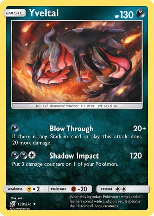 Yveltal 139/236 - SM Unified Minds Holofoil