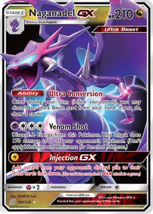 Naganadel GX 160/236 - SM Unified Minds Holofoil