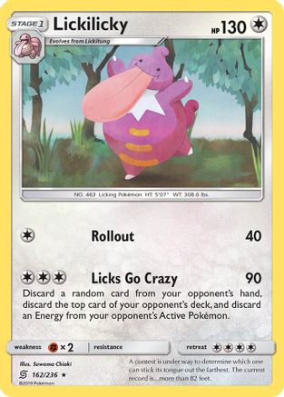Lickilicky 162/236 - SM Unified Minds Reverse Holofoil