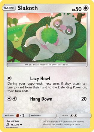 Slakoth 167/236 - SM Unified Minds