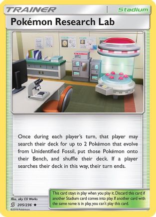 Pokemon Research Lab 205/236 - SM Unified Minds