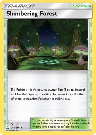 Slumbering Forest 207/236 - SM Unified Minds Reverse Holofoil