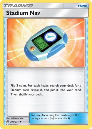Stadium Nav 208/236 - SM Unified Minds Reverse Holofoil