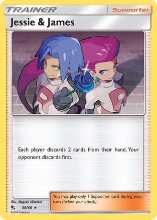 Jessie & James 058/68 - Hidden Fates Reverse Holofoil