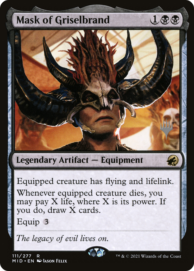 Mask of Griselbrand (PPMID-111P) - Innistrad: Midnight Hunt Promos