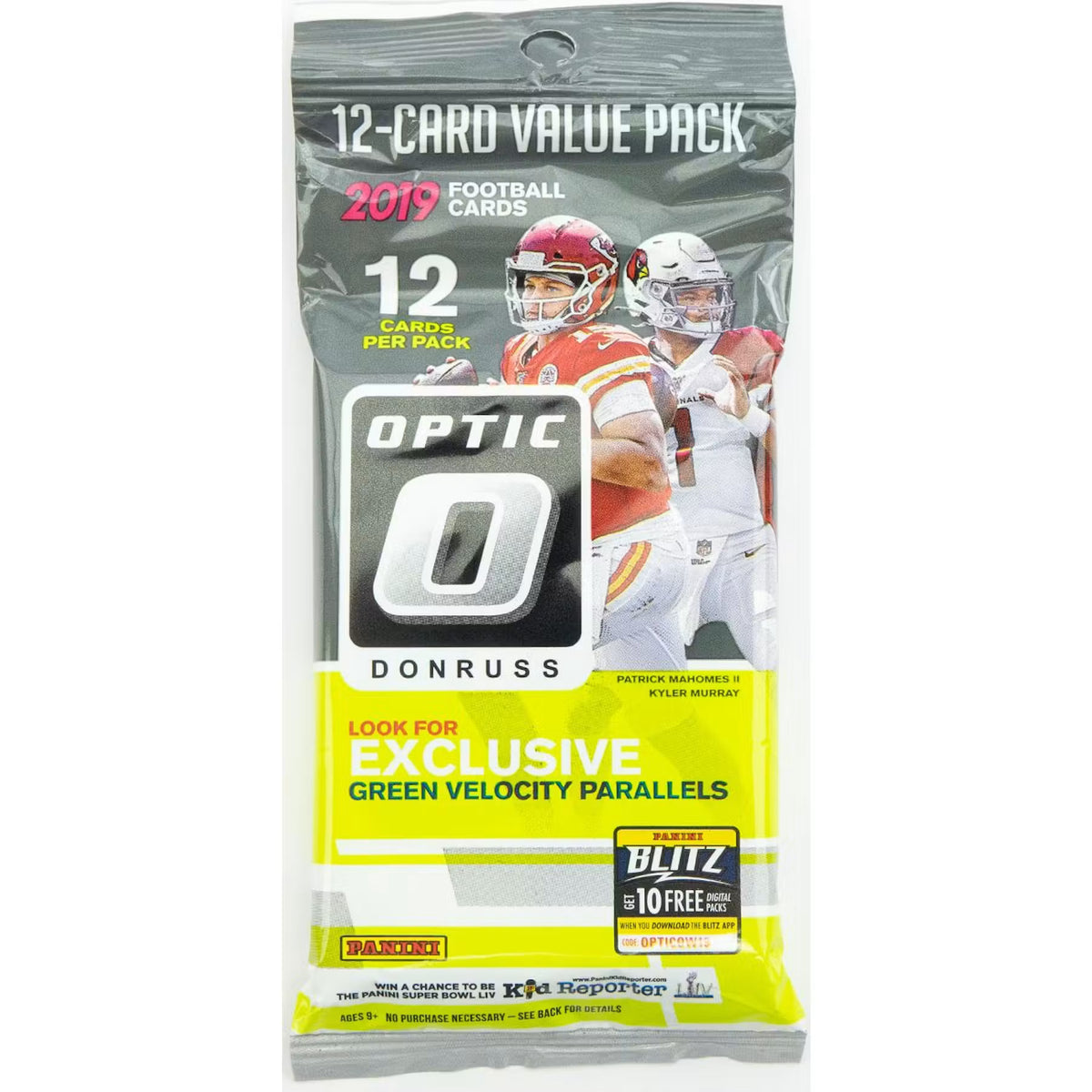2019 Panini Donruss Optic Football Value Pack