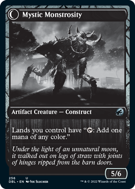 Mystic Skull // Mystic Monstrosity (DBL-256) - Innistrad: Double Feature: (Double Faced Transform) Foil