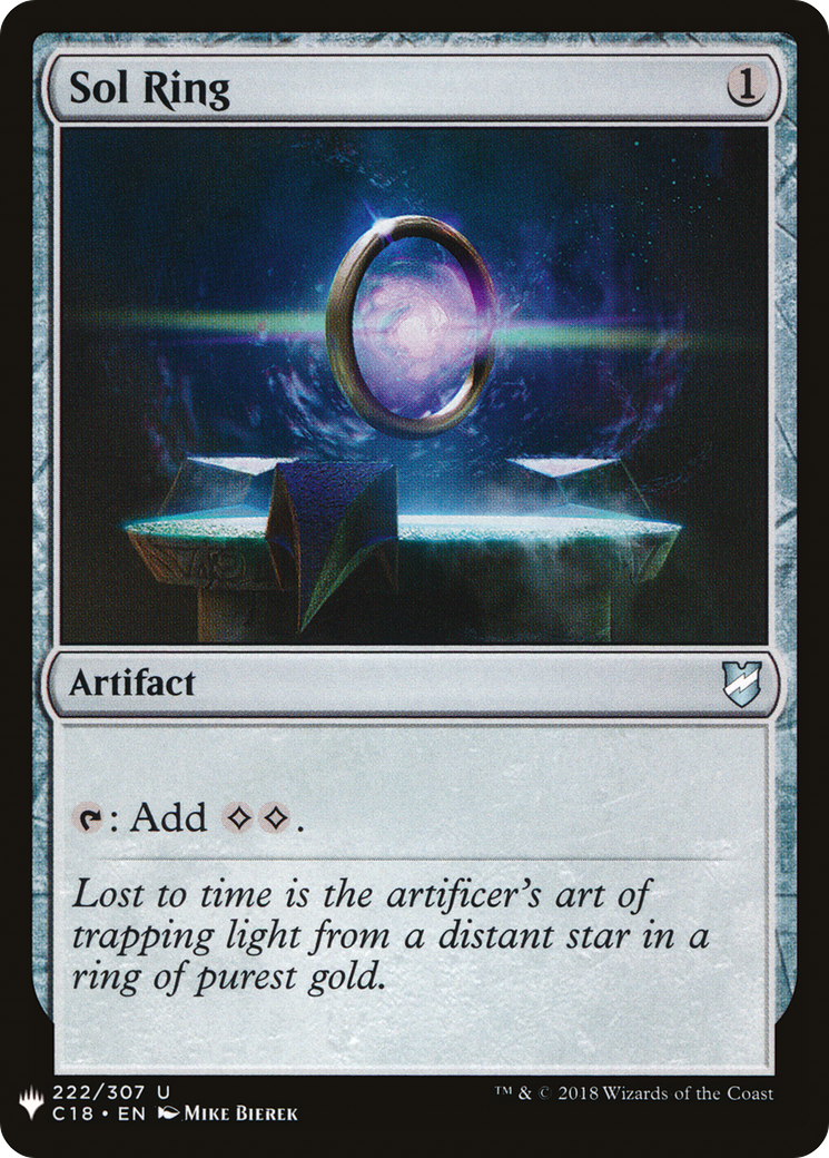 Sol Ring (LIST-C18-222) - The List
