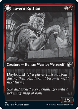 Tavern Ruffian // Tavern Smasher (DBL-163) - Innistrad: Double Feature: (Double Faced Transform) Foil