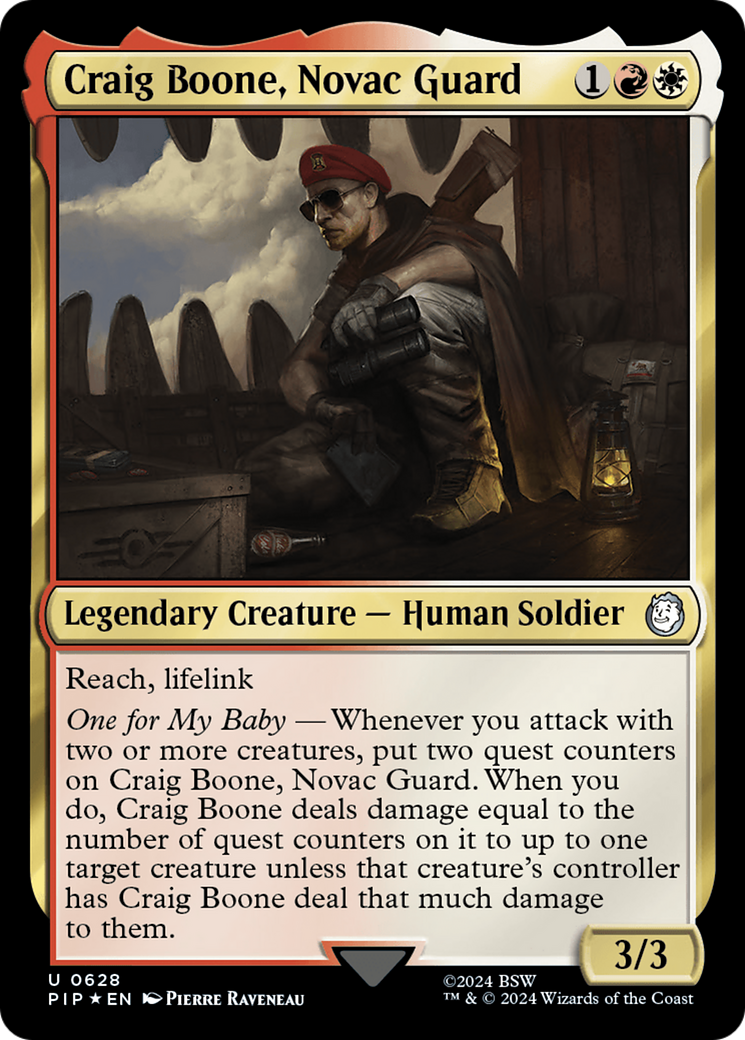 Craig Boone, Novac Guard (PIP-628) - Fallout Foil