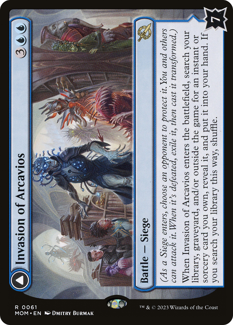Invasion of Arcavios // Invocation of the Founders (MOM-061) - March of the Machine Foil