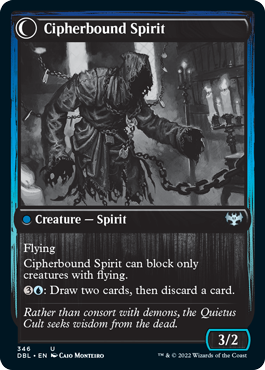 Soulcipher Board // Cipherbound Spirit (DBL-346) - Innistrad: Double Feature: (Double Faced Transform) Foil