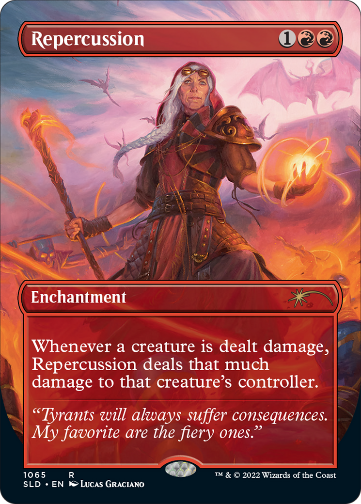Repercussion (SLD-1065) - Secret Lair Drop (Borderless) Foil