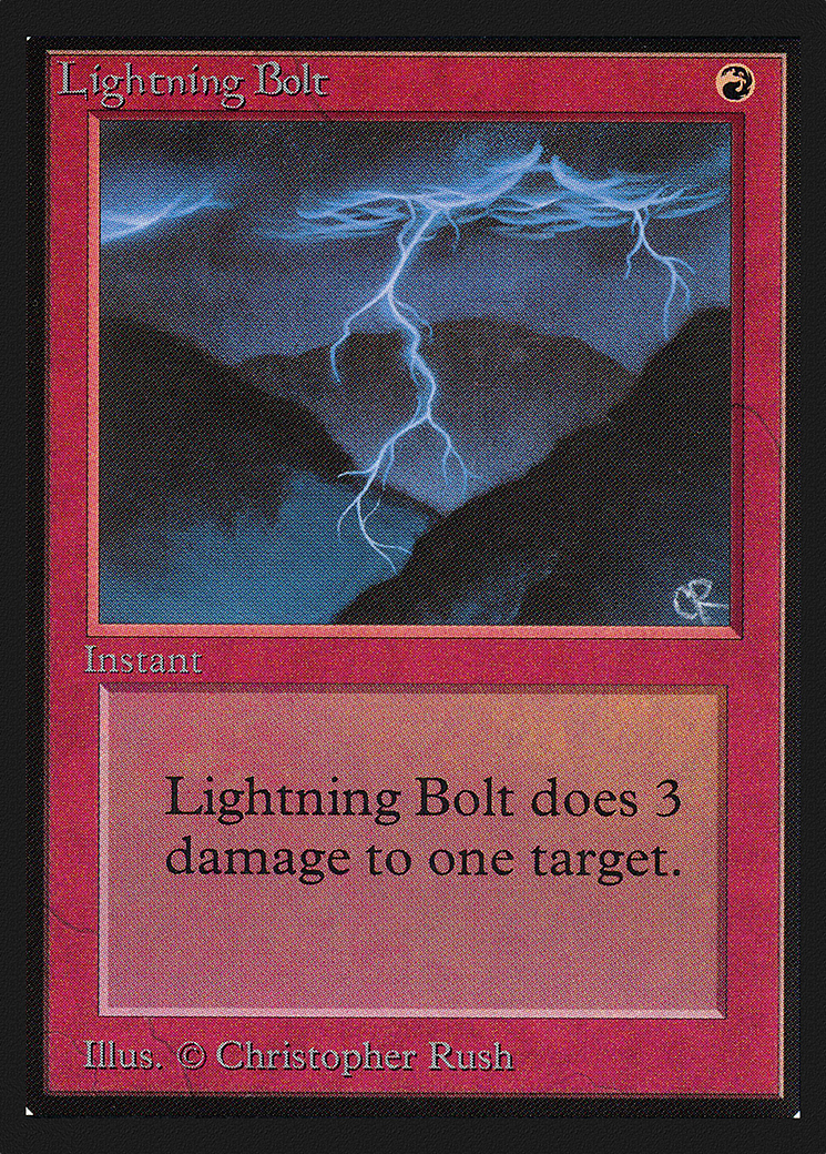 Lightning Bolt (CED-) - Collectors' Edition