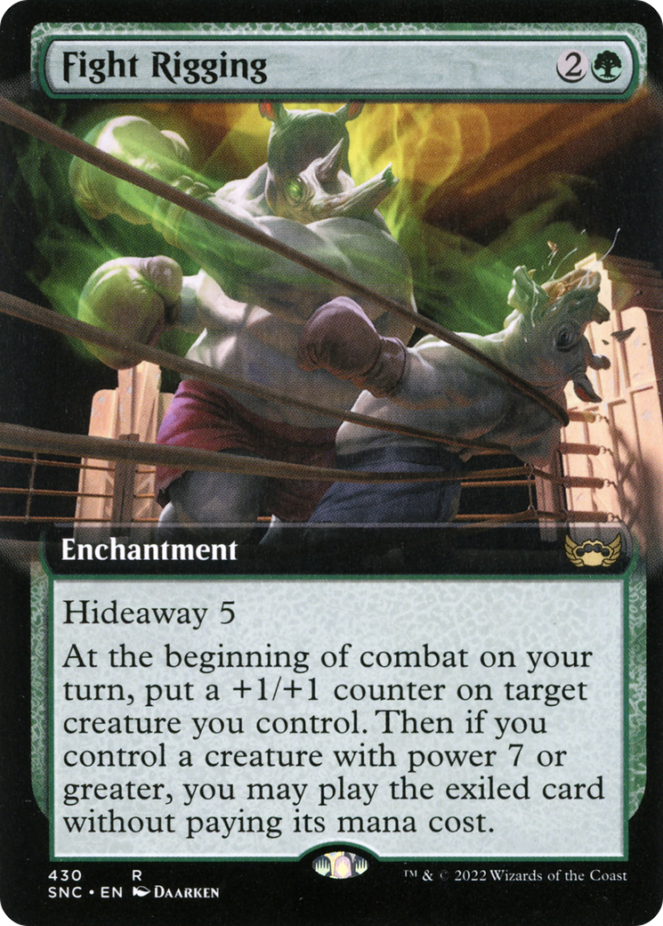Fight Rigging (SNC-430) - Streets of New Capenna: (Extended Art) Foil
