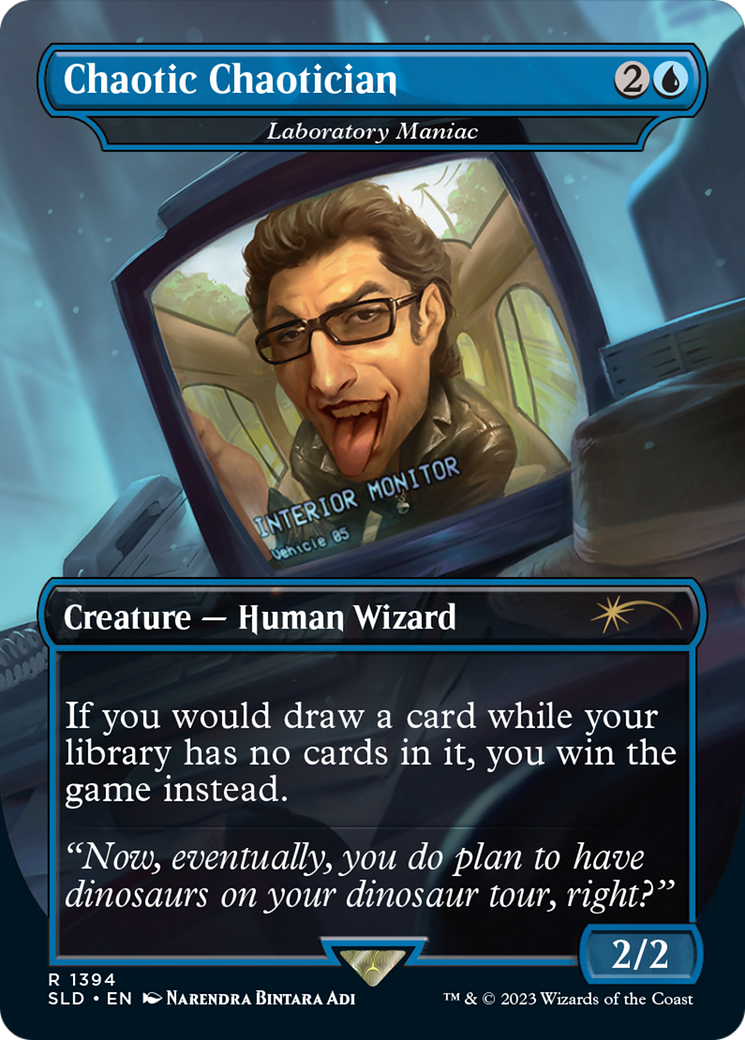 Laboratory Maniac (SLD-1394) - Secret Lair Drop / Chaotic Chaotician (Borderless)