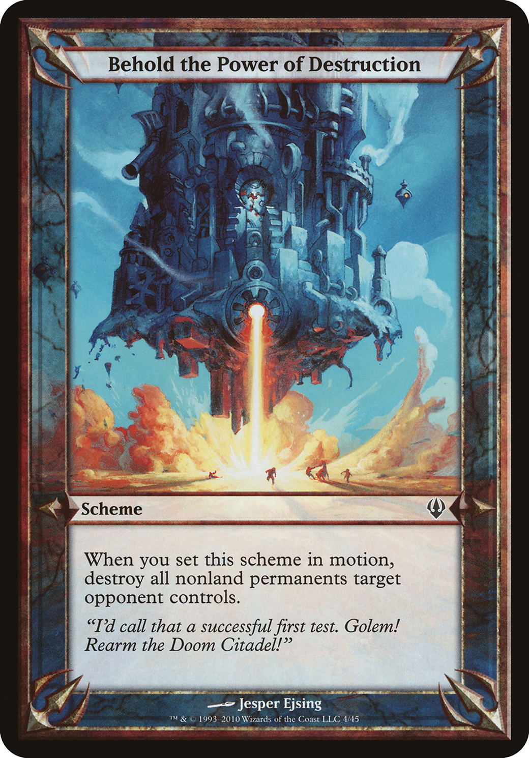 Behold the Power of Destruction (OVER-04★) - Archenemy Schemes