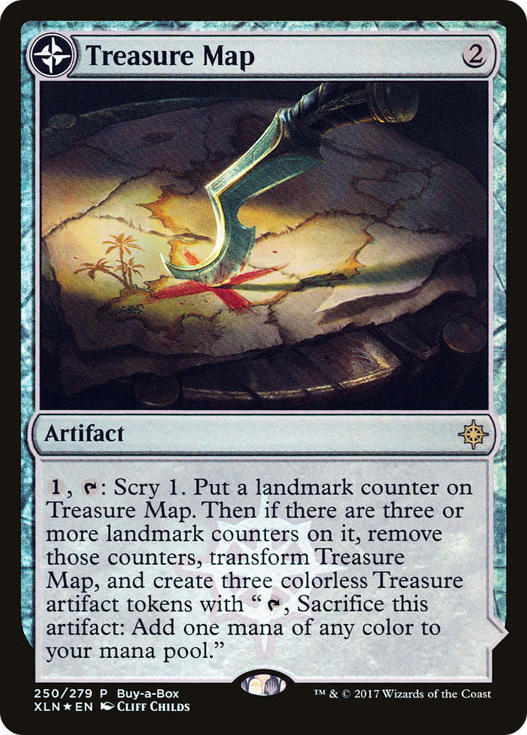 Treasure Map // Treasure Cove (BABP-250) - XLN Treasure Chest: (compasslanddfc) Foil
