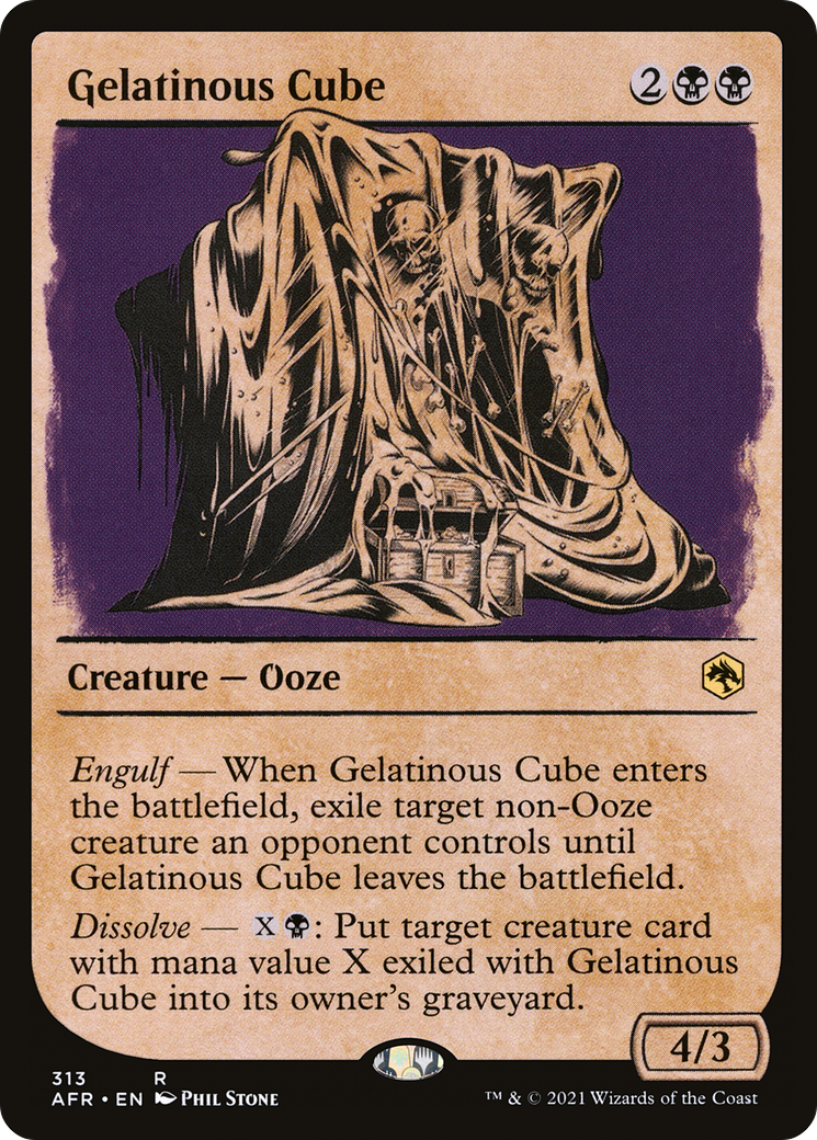 Gelatinous Cube (AFR-313) - Adventures in the Forgotten Realms: (Showcase)