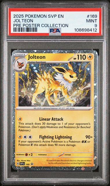Jolteon Promo SVP 169 PSA 9