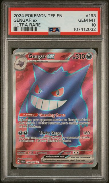 Gengar ex Temporal Forces 193/162 PSA 10