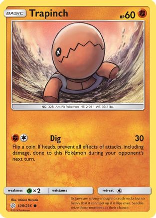 Trapinch 108/236 - SM Cosmic Eclipse
