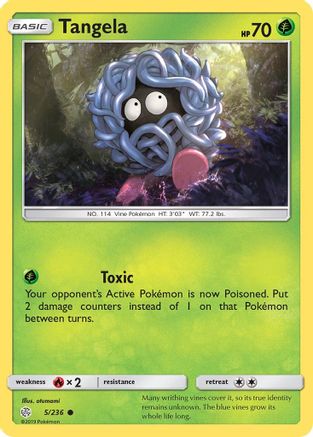 Tangela 005/236 - SM Cosmic Eclipse Reverse Holofoil