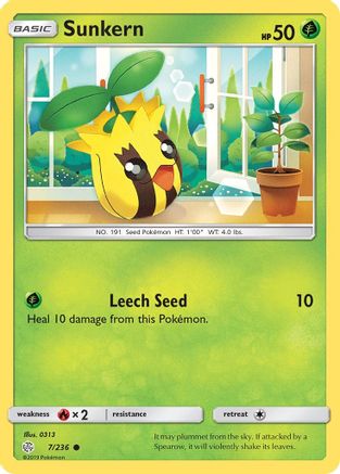 Sunkern 007/236 - SM Cosmic Eclipse Reverse Holofoil