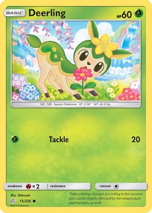 Deerling 015/236 - SM Cosmic Eclipse Reverse Holofoil