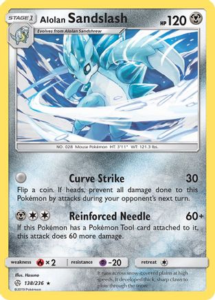 Alolan Sandslash 138/236 - SM Cosmic Eclipse