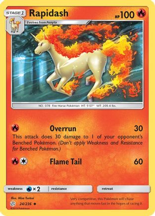 Rapidash 024/236 - SM Cosmic Eclipse