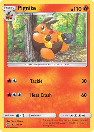 Pignite 032/236 - SM Cosmic Eclipse Reverse Holofoil